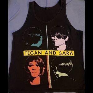Tegan and Sara Heartthrob Era Tank Top Size Medium